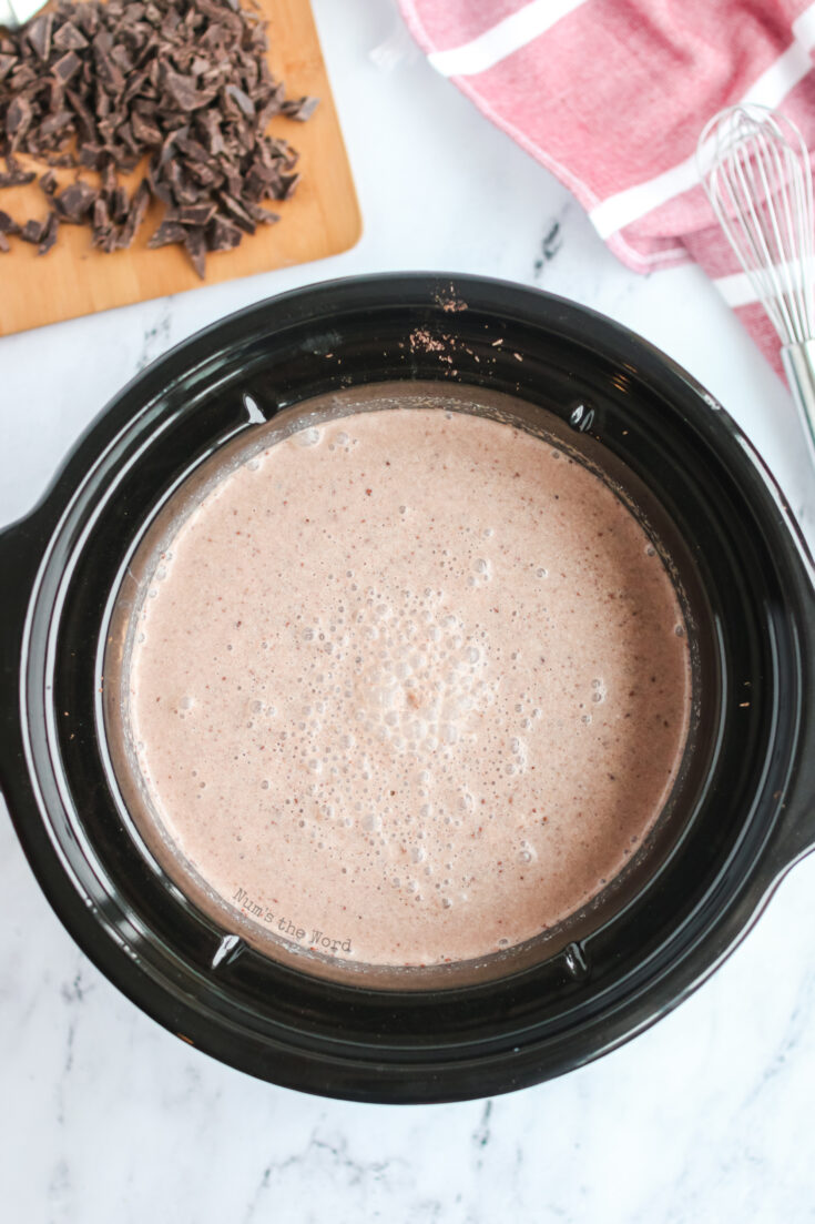 Coconut Milk Hot Chocolate Num's the Word