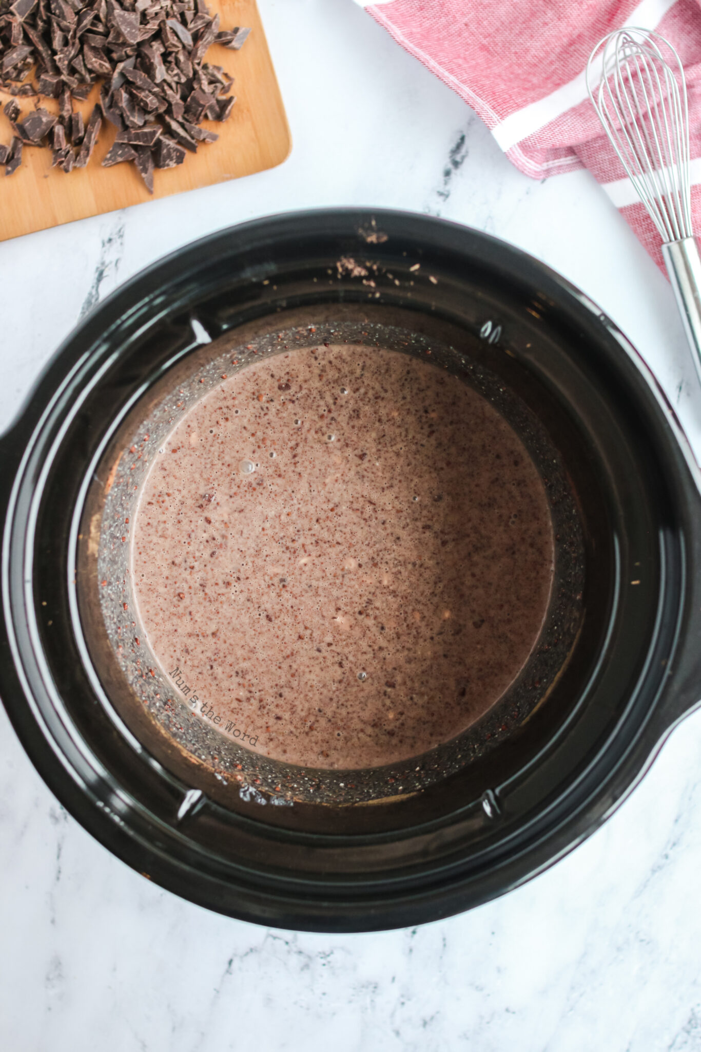 Coconut Milk Hot Chocolate Num's the Word