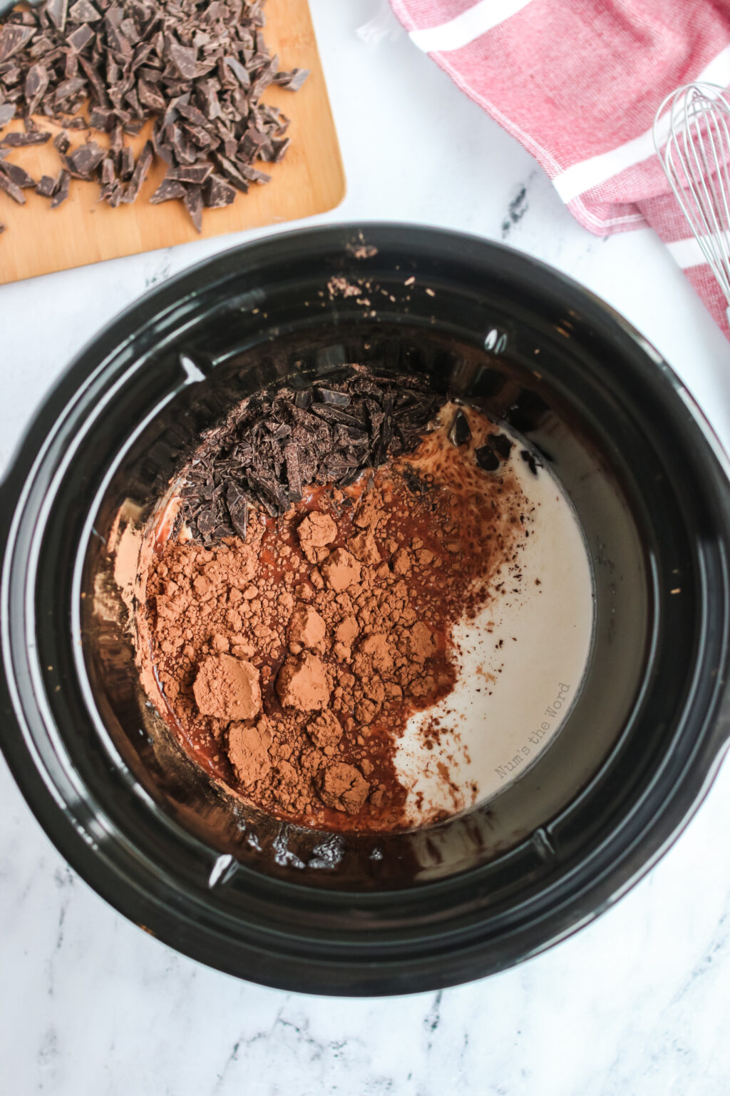 Coconut Milk Hot Chocolate Num's the Word