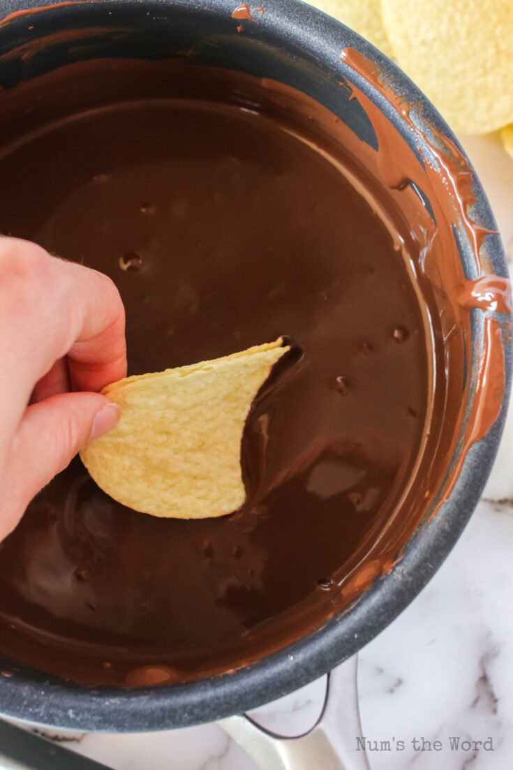 Chocolate Covered Pringles Num's the Word