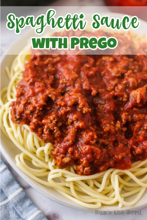 main image for spaghetti sauce with prego