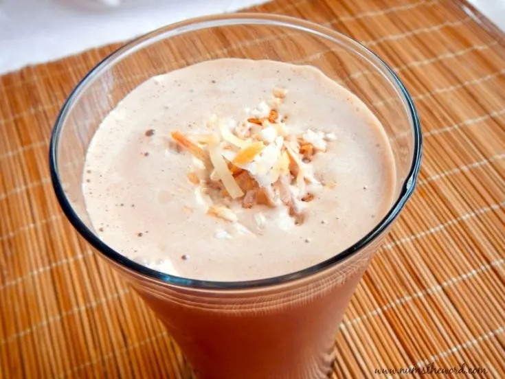 Frozen Coconut Hot Chocolate