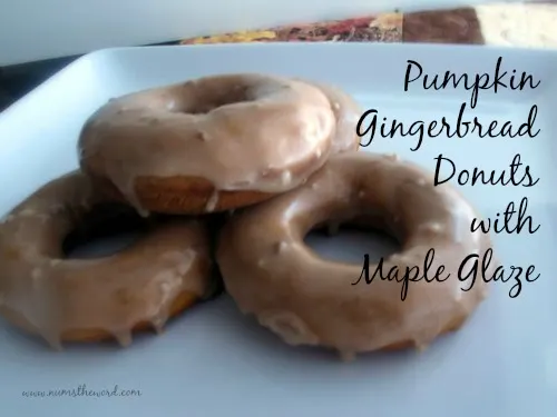 Pumpkin Gingerbread Donuts