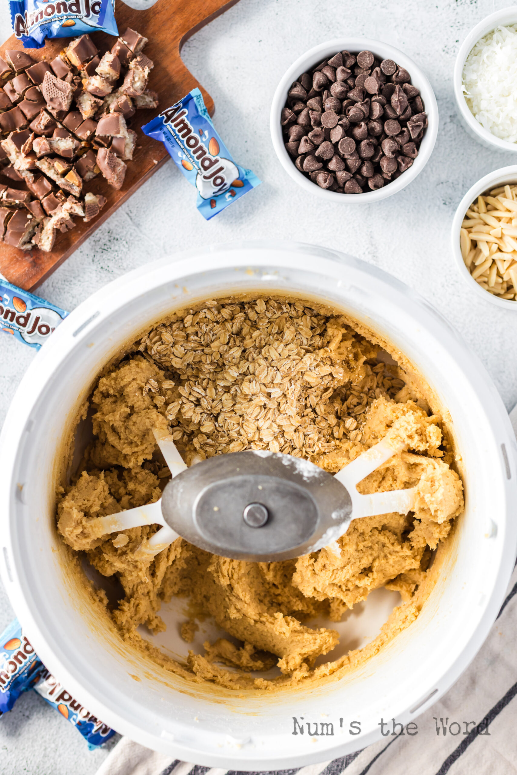 oats added to cookie dough