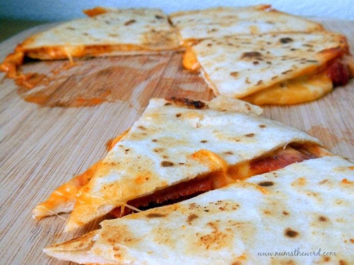 Pizza Quesadilla Num's the Word