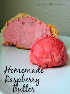 Homemade Raspberry Butter - Num's the Word