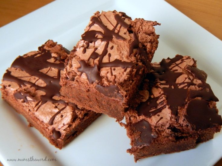 Chocolate Mousse Brownies - Num's the Word