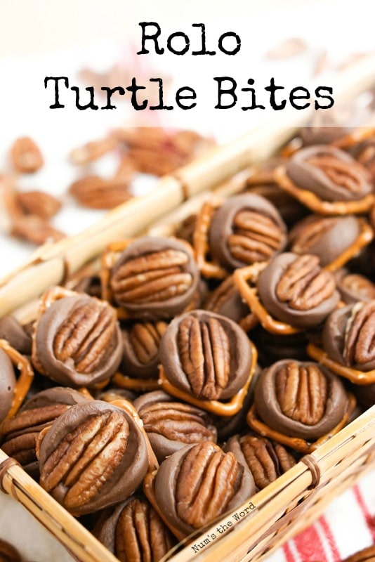 Rolo Turtle Bites - Simple Homemade Turtles main image for recipe
