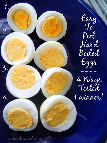 easy to peel hard boied eggs