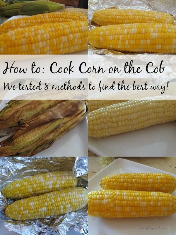 How to cook corn on the cob