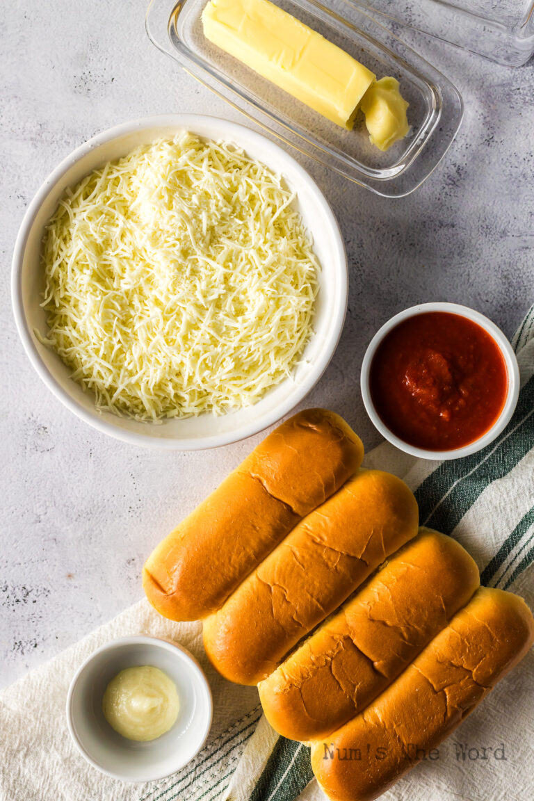 Hot Dog Bun Garlic Bread Num's the Word