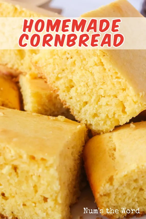 Main image of homemade cornbread for recipe