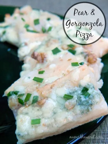 Pear & Gorgonzola Flatbread - Plain Chicken