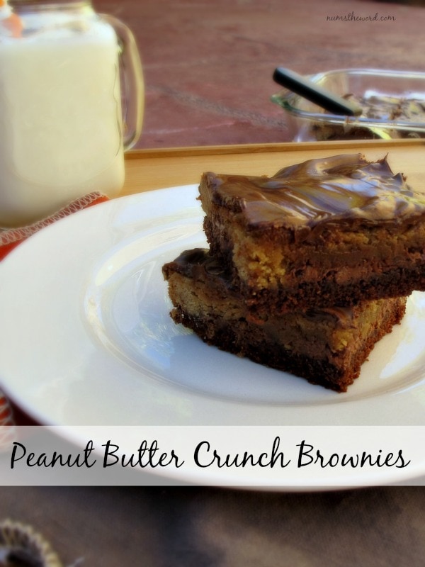 Peanut Butter Crunch Brownies