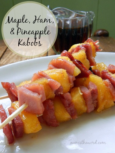 Maple Ham & Pineapple Kabobs