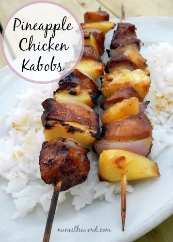 Pineapple & Chicken Kabobs