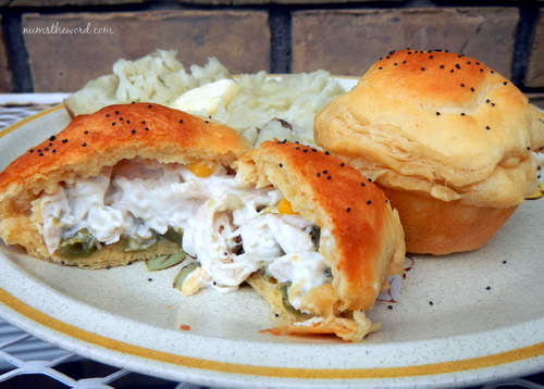 Chicken Pot Pie Biscuits