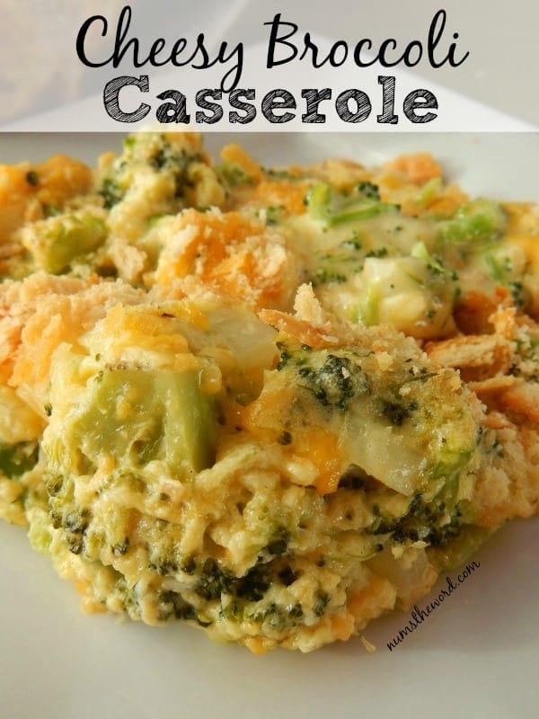 Cheesy Broccoli Casserole Numstheword