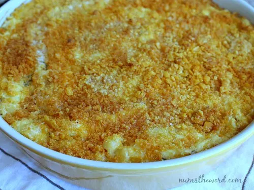 Green Chile Cheesy {Funeral} Potatoes