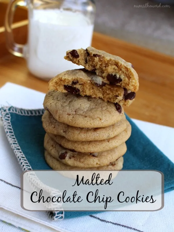 Malted Chocolate Chip Cookies