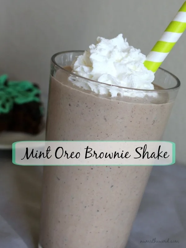 Mint Oreo Brownie Shake