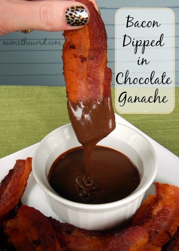 Bacon Dipped in Chocolate Ganache