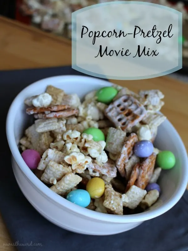 Popcorn Pretzel Movie Mix