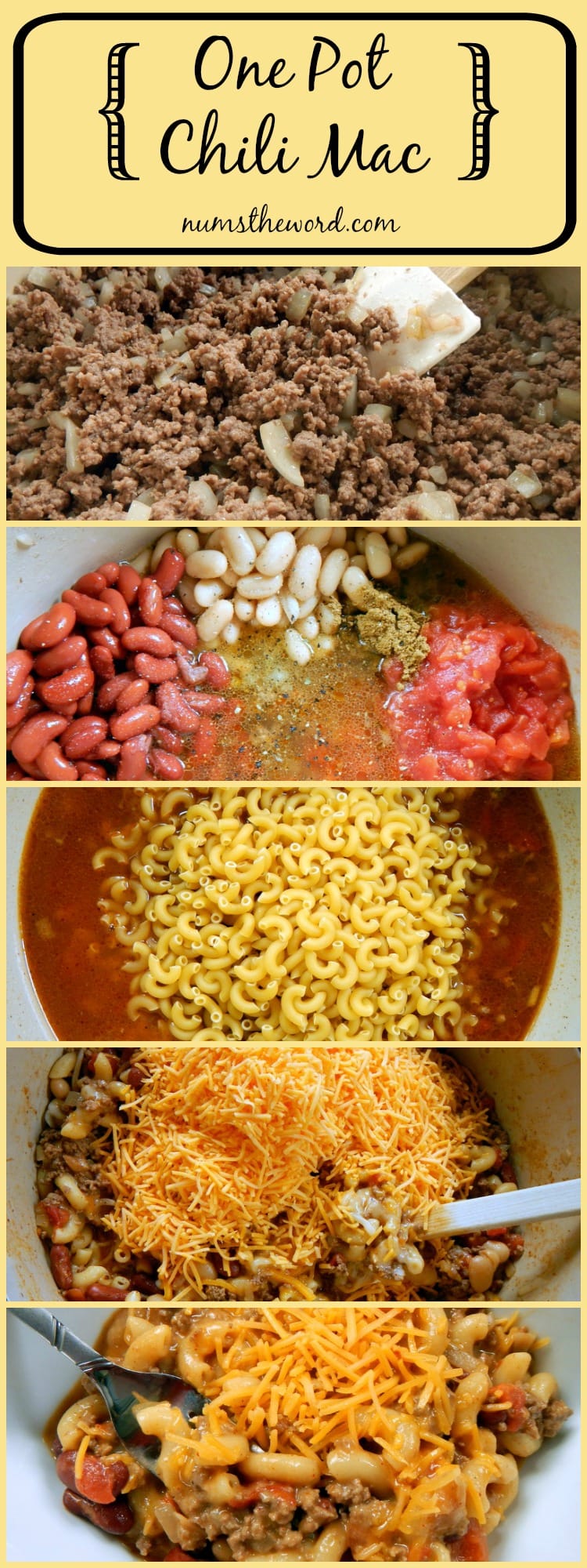 one pot chili mac one pot chili mac