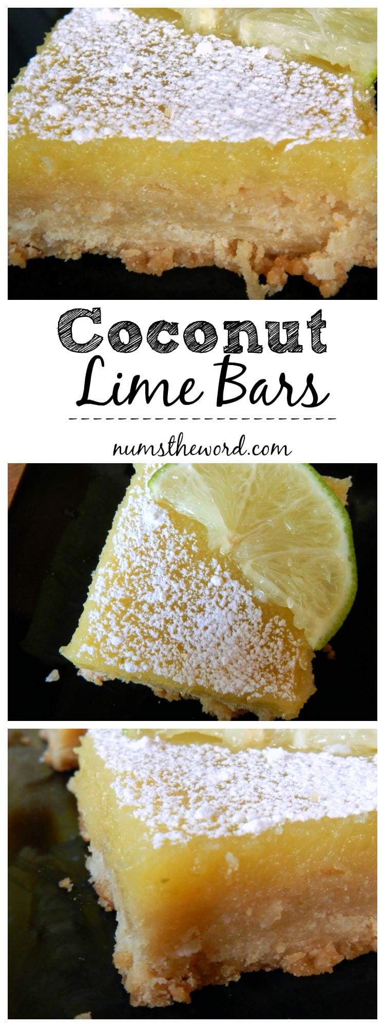 Coconut Lime Bars NumsTheWord