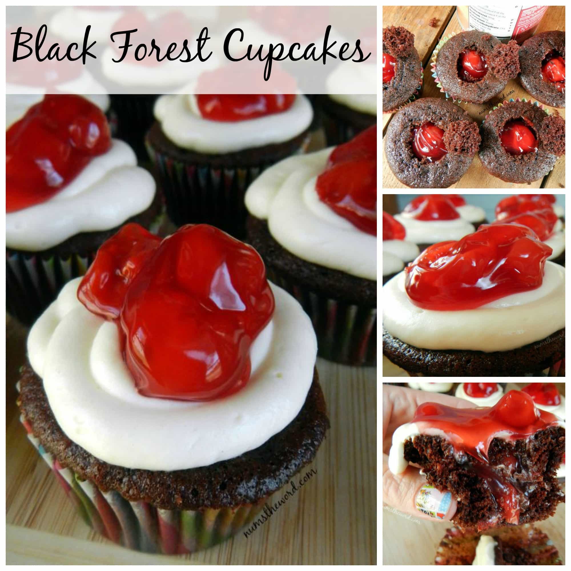 Black Forest Cupcakes - NumsTheWord