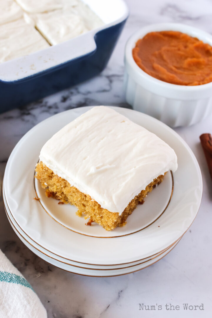 Pumpkin Bars with Cream Cheese Frosting Num's the Word