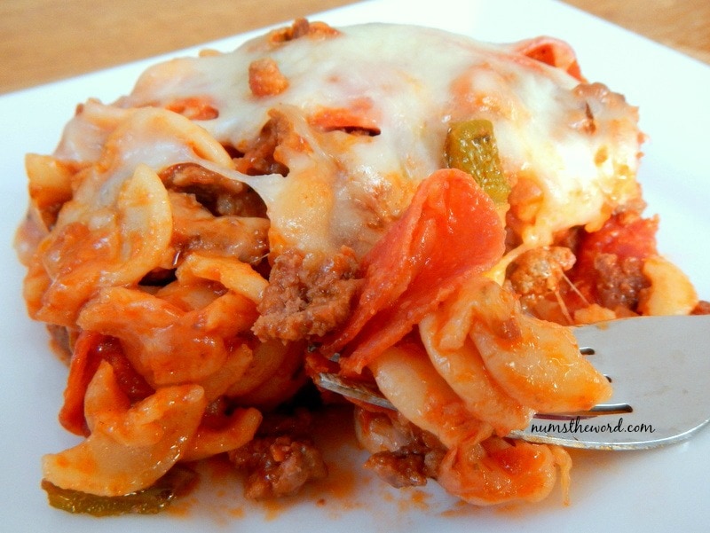 Pizza Pasta Casserole