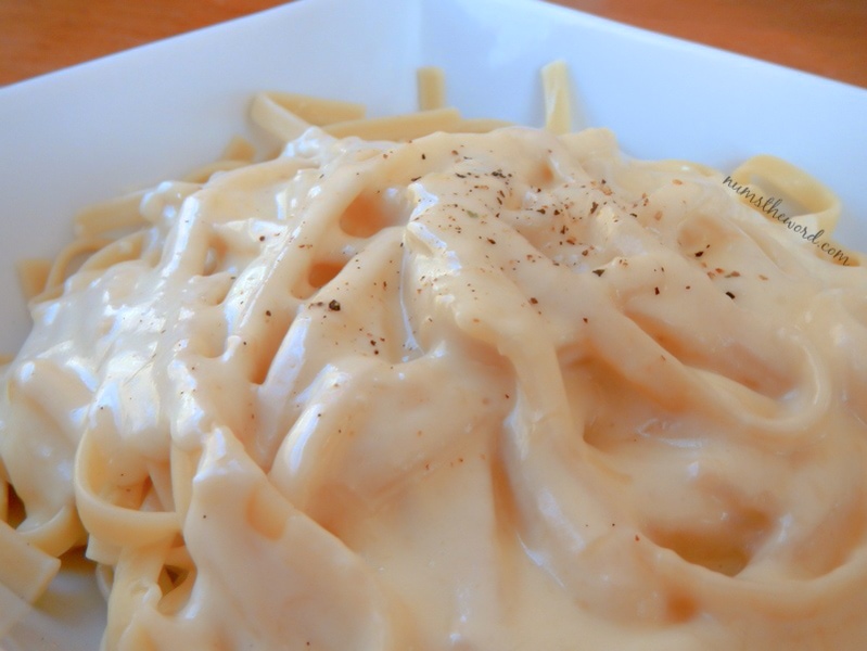 Heavy Cream Fettuccine Alfredo Num's the Word