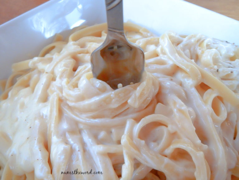 Heavy Cream Fettuccine Alfredo Num's the Word