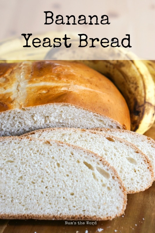 Banana Yeast Bread - Main image for recipe of sliced bread