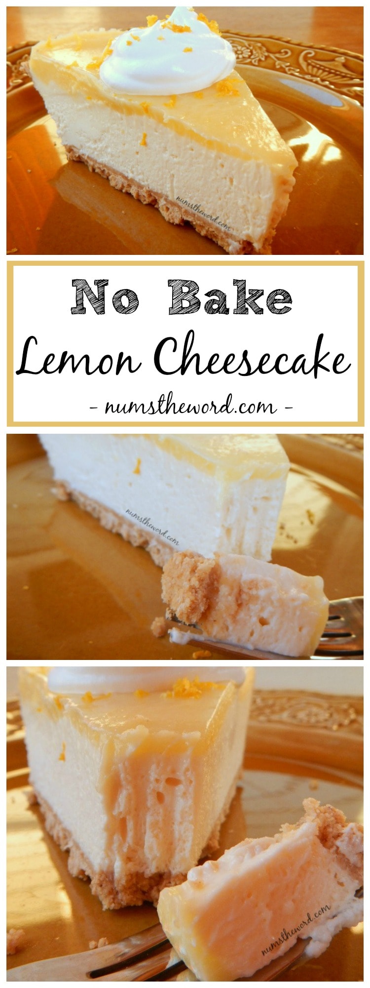 No Bake Lemon Cheesecake NumsTheWord