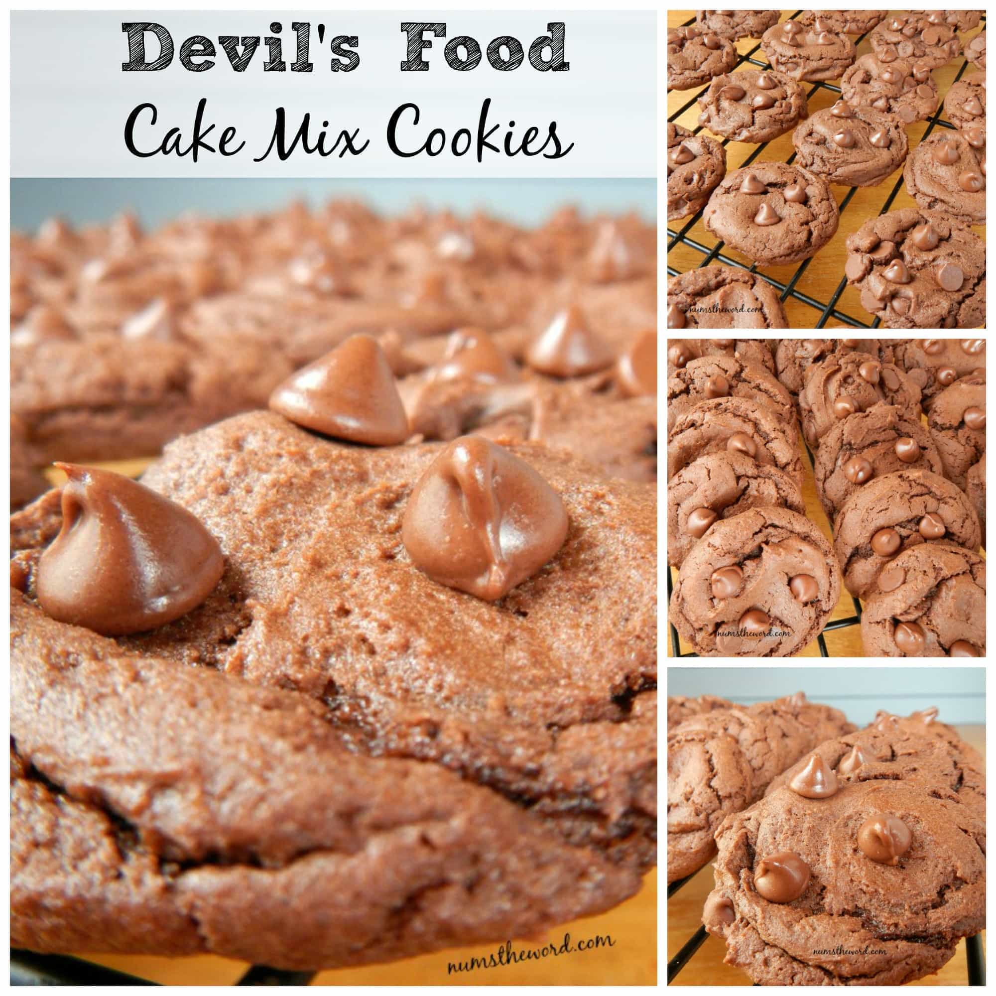 Devil's Food Cake Mix Cookies