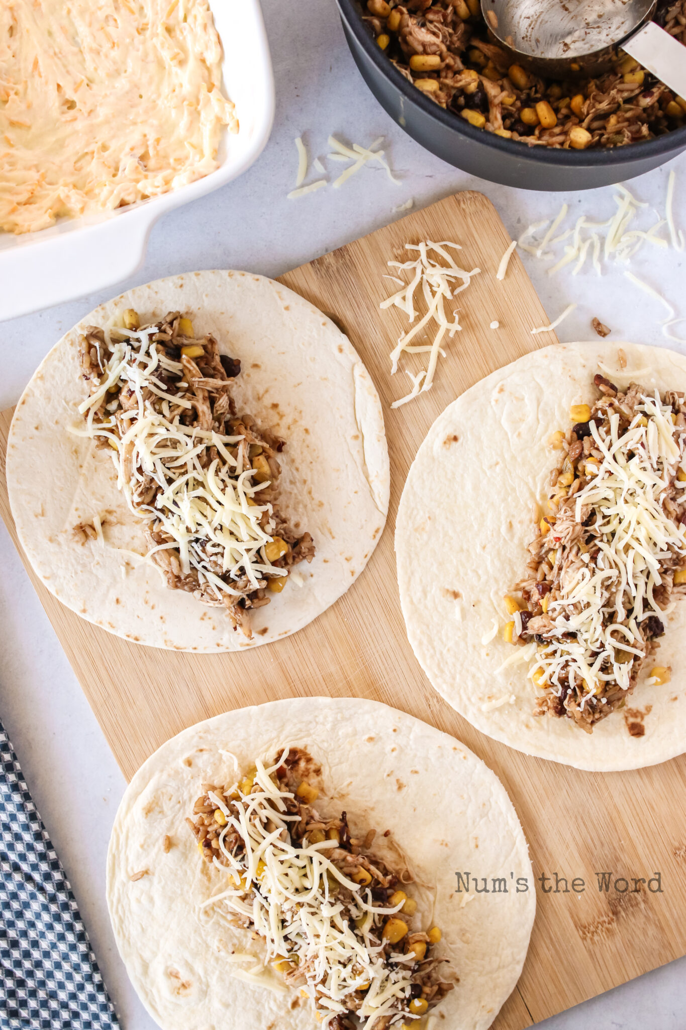 Chicken and Black Bean Enchiladas Num's the Word