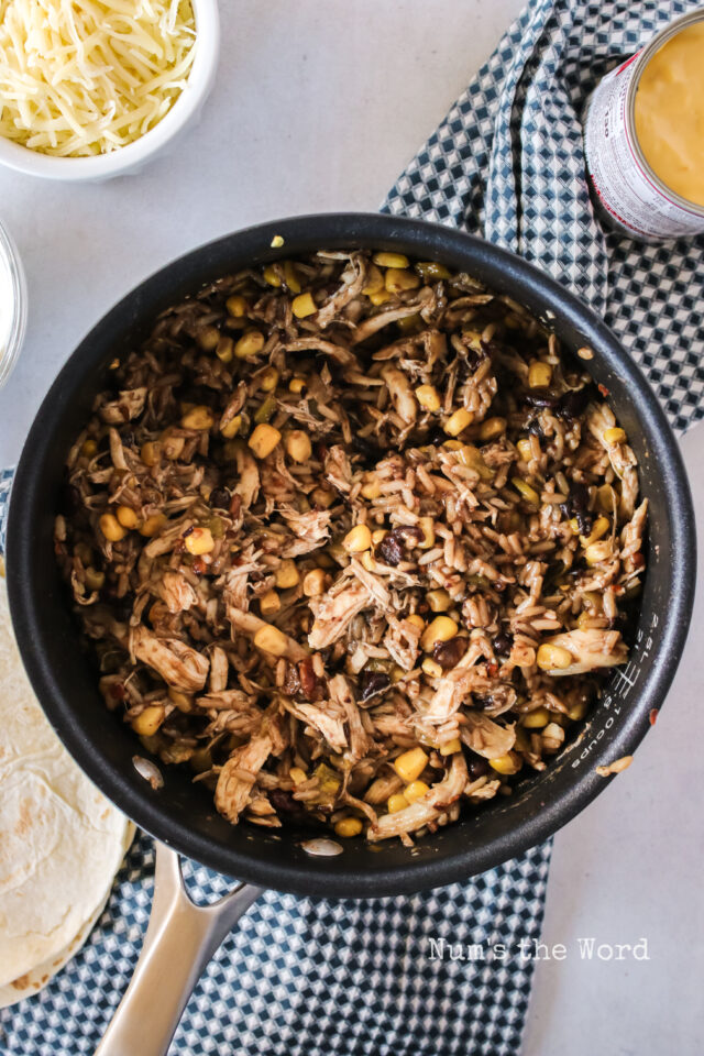 Chicken and Black Bean Enchiladas Num's the Word