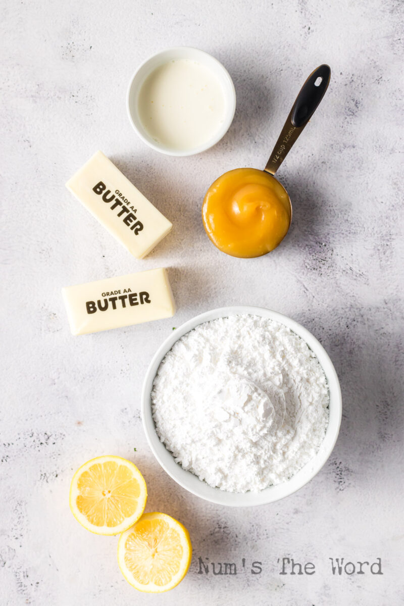 Lemon Buttercream Frosting - Num's the Word