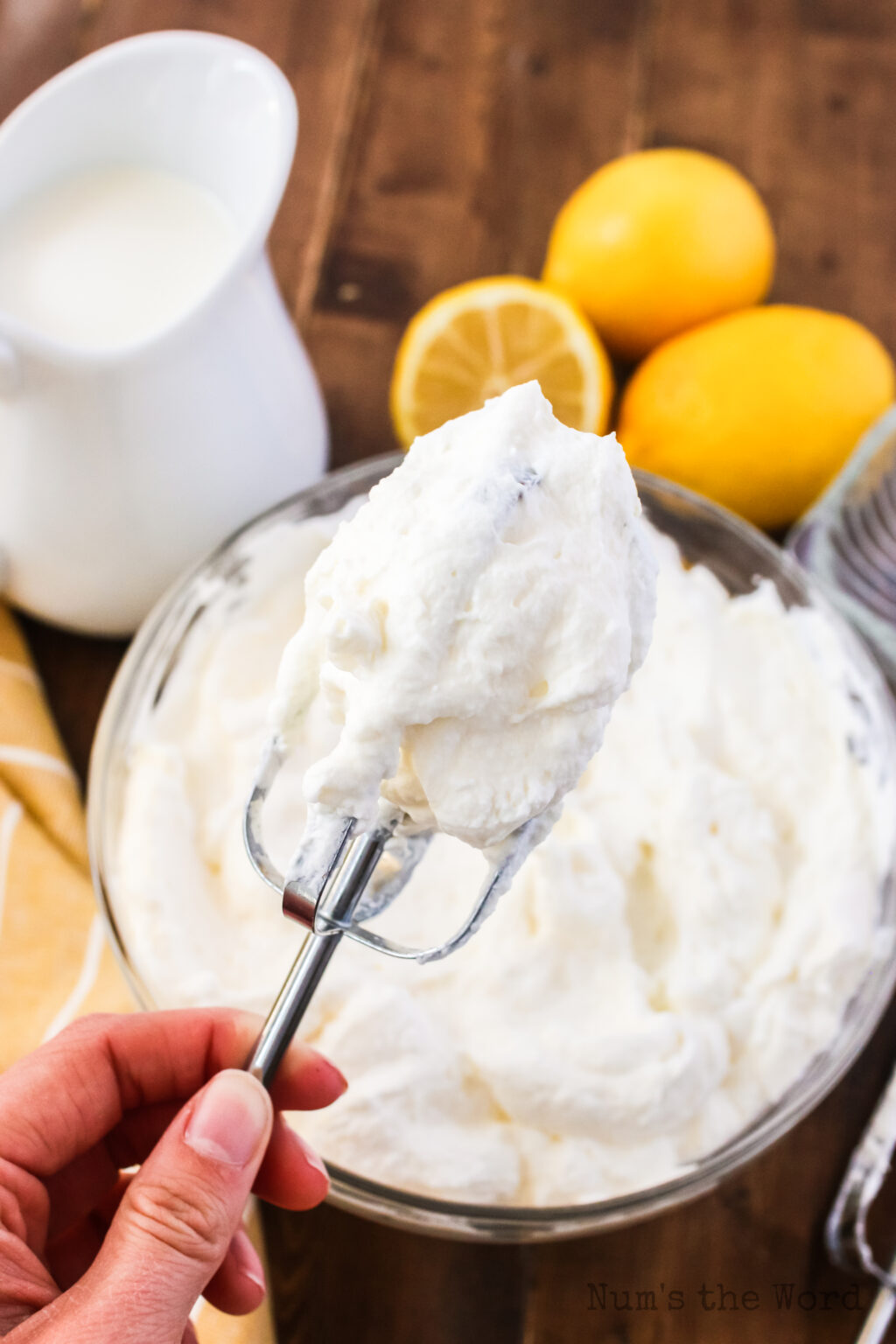 Lemon Whipped Cream Num's the Word