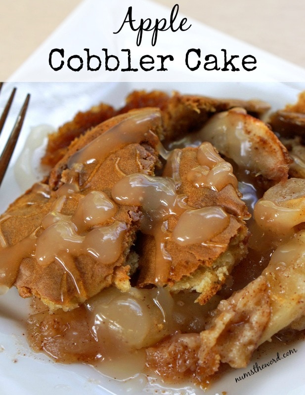 Apple Cobbler Cake - Num's the Word