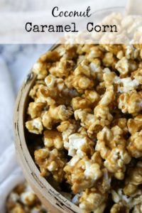 Coconut Caramel Corn - Num's the Word