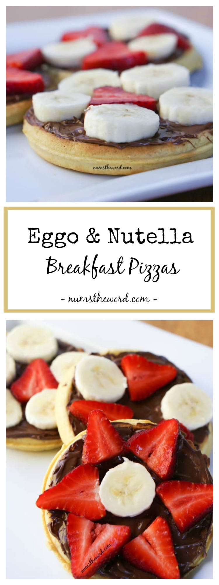 Nutella Waffle Breakfast Pizza Nutella Waffle Breakfast Pizza