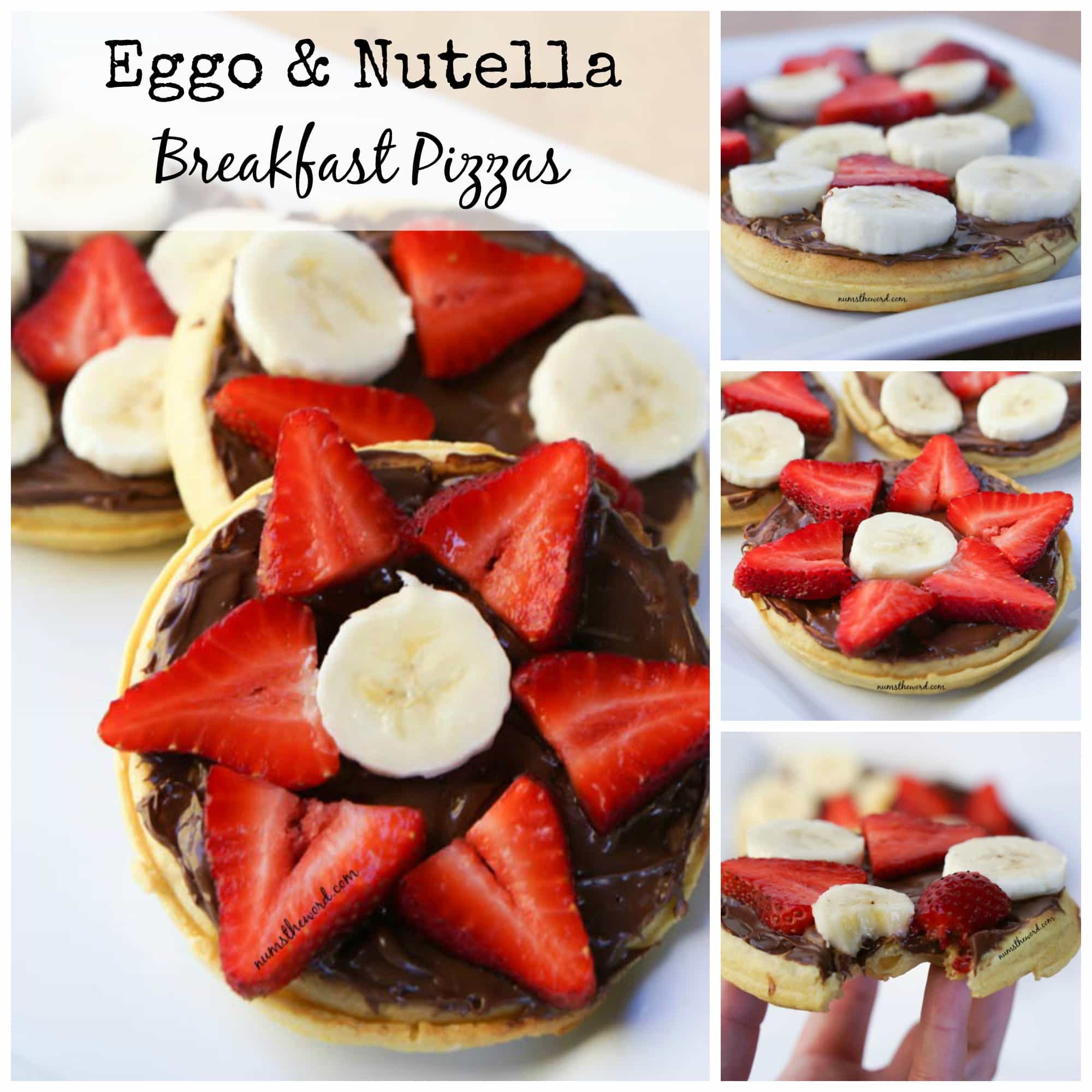 Nutella Waffle Breakfast Pizza Nutella Waffle Breakfast Pizza