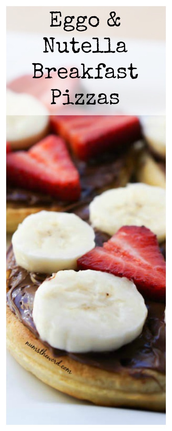 Nutella Waffle Breakfast Pizza Nutella Waffle Breakfast Pizza