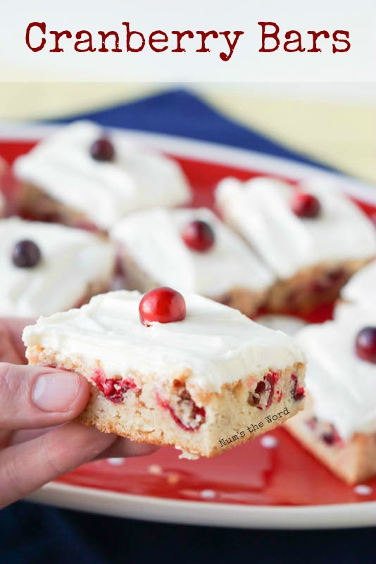 main image for cranberry bars recipe