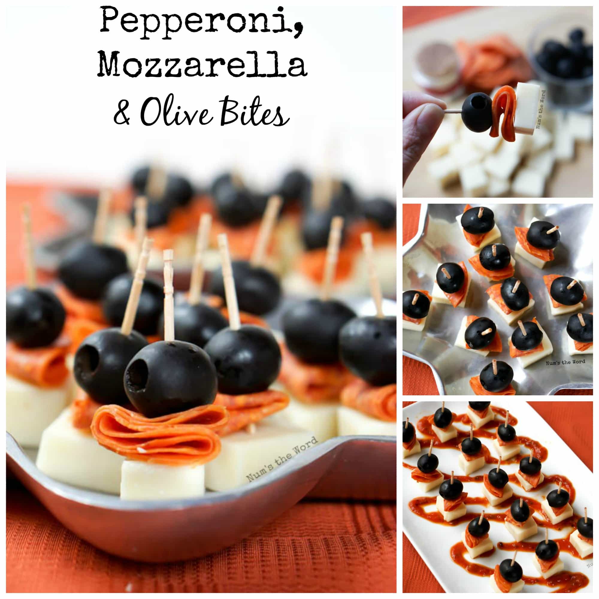 Mozzarella, Pepperoni & Olive Bites Mozzarella, Pepperoni & Olive Bites