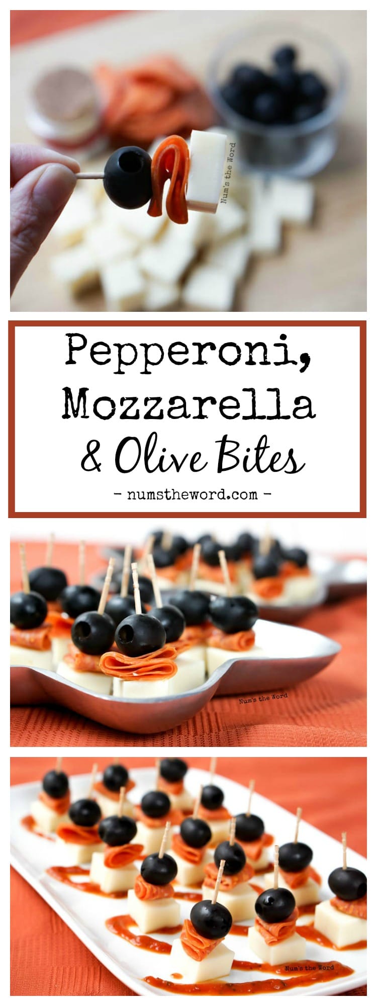 Mozzarella, Pepperoni & Olive Bites Mozzarella, Pepperoni & Olive Bites