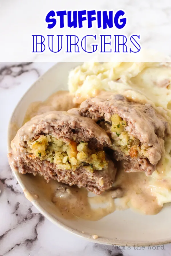 Main image for stuffing burgers on a plate and ready to eat